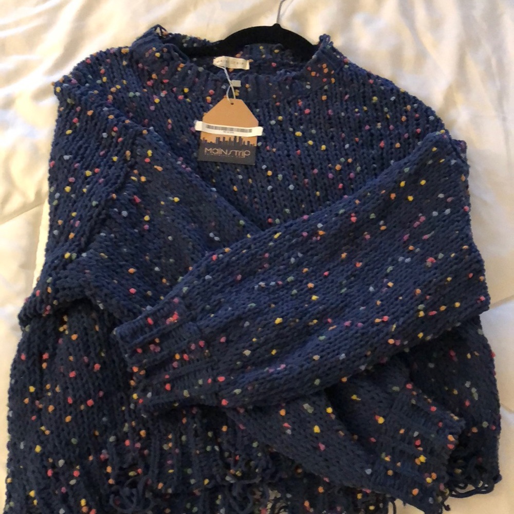 Blue sweater
